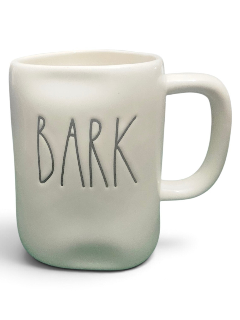 Rae Dunn BARK Mug 16 Oz Large Letter LL Farmhouse Dog Lover Stoneware